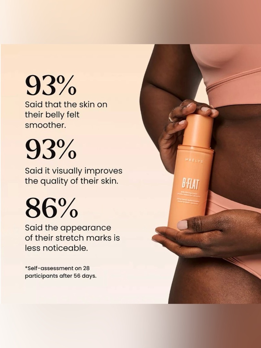 MAELYS B-FLAT Firming Belly Cream $53 MSRP Full Size 3.4oz / 100 ml NIB Exp ‘23 - Picture 2 of 9